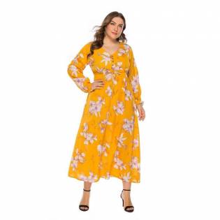 plus-size-angels-summer-sexy-yellow-gown