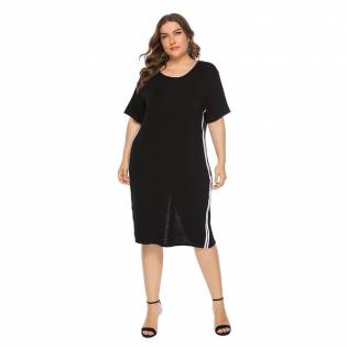 black-plus-size-angels-casual-gown