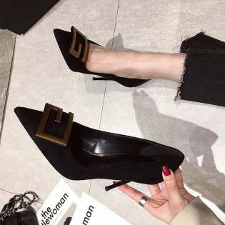 french pointed heels