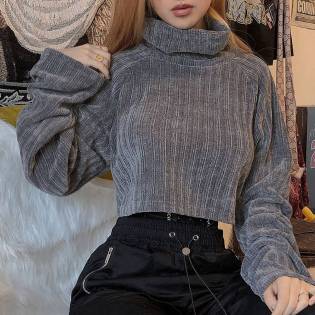 women's turtle-neck top