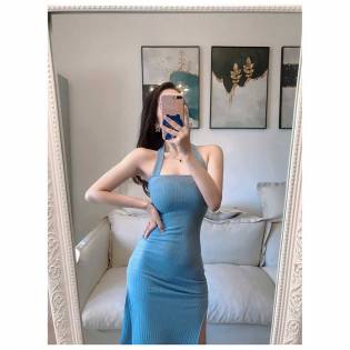 autumn-knitted-sexy-slit-dress-for-women