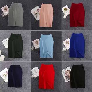 new women's plain skirt