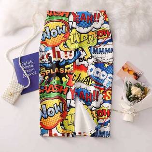 women's 3d designer skirt