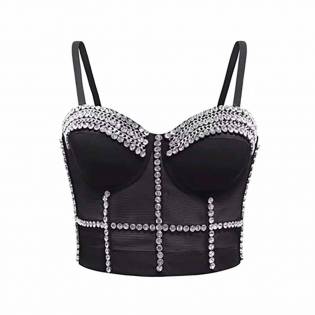 women sexy diamond-cut negligee top