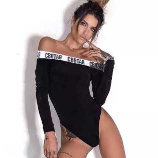 ladies-off-shoulder-summer-bodysuit