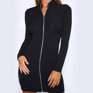 inns-women's-mid-length-zipper-dress