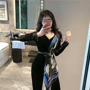 ladies velvet jumpsuit