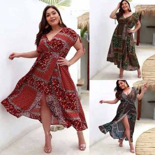 plus size angels maxi beach dress