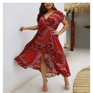 plus size angels maxi beach dress