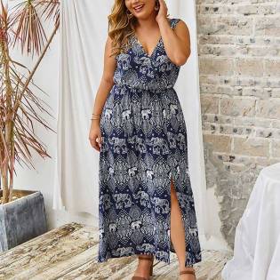 plus size angels casual loose dress