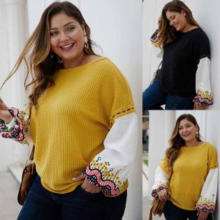 plus size angels loose blouse