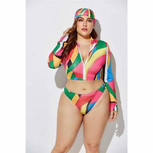 plus size angels bikini swimsuit set