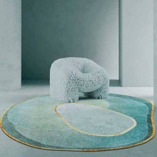 turkey made round guzhen carpet