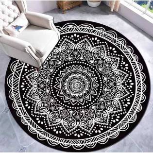 round nordic carpet