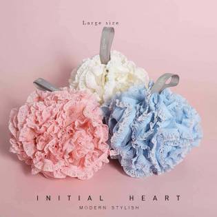 exotic lace bath scrub