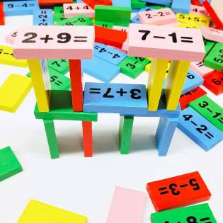 kiddies numeric operation dominoes