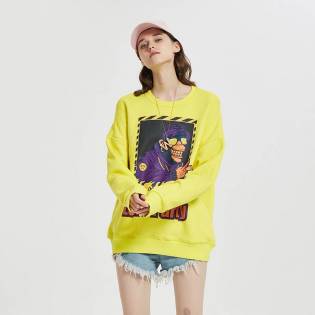 Women‘s Hiphop Style Monkey Let's Party Sweater