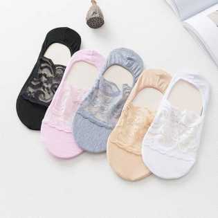 5pair lace comfy socks