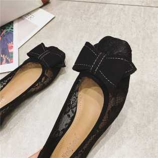 elegant summer ladies mesh shoes