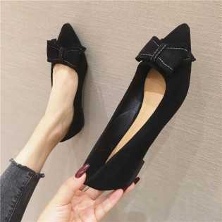 ladies pointy flat shoes