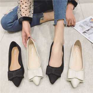 ladies pointy flat shoes