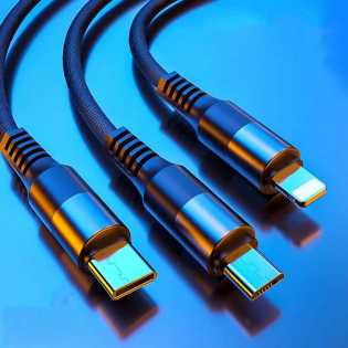 3in1 quality 1.2m charging cable