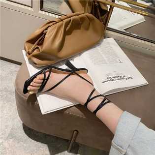 celebrity strappy stiletto mid-heels