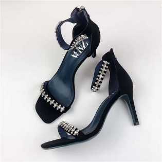 zara classic rhinestone crusted