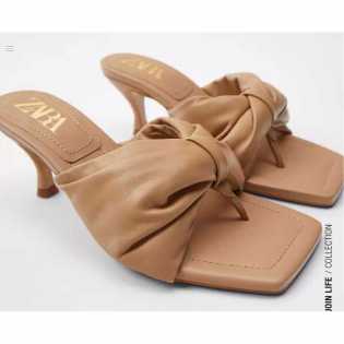 zara elegant stiletto square toe heels