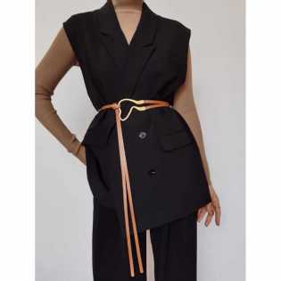 horse buckle ladies suit belt