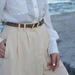 BV woven women's belt