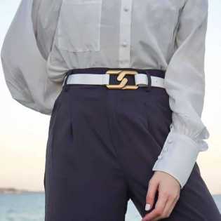 ladies wild jeans leather belt