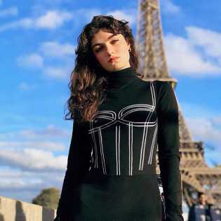 inns celebrity long-sleeved bodysuit