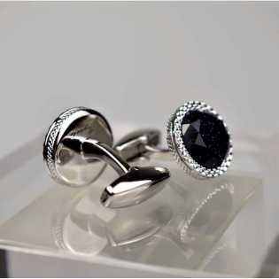 swavoski gem cufflinks