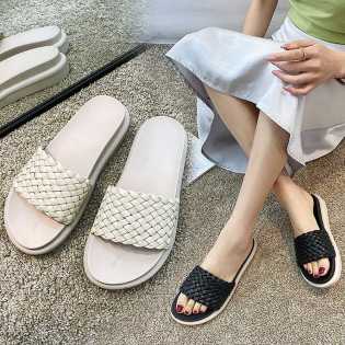 soft-soled ladies flat slippers