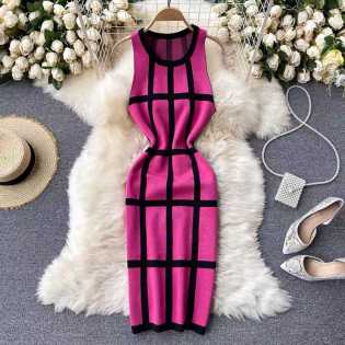 inns european knitted ladies dress