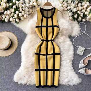 inns european knitted ladies dress