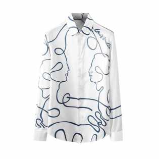 luxury silk korean summer shirt