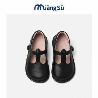 kids comfy british leather academy shoes