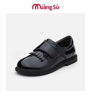 kids retro soft leather school shoes