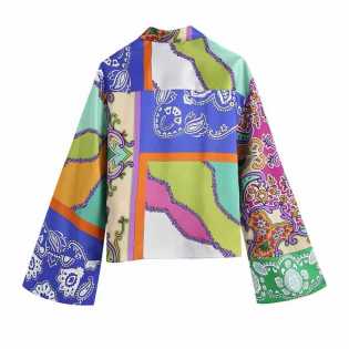 EUROPEAN EXOTIC FLORAL SHIRT