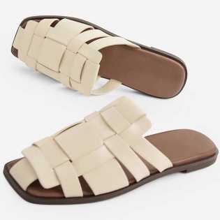 vintage french women's summer flats