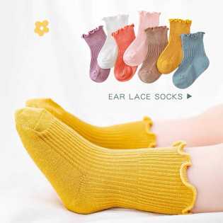 kiddies soft comfy cotton loose-tube socks