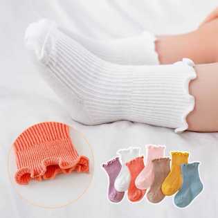 kiddies soft comfy cotton loose-tube socks