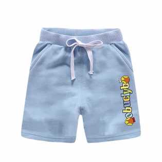 soft cotton kids summer shorts