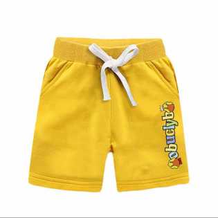 soft cotton kids summer shorts