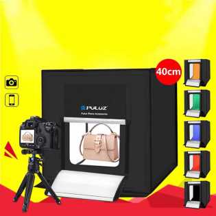 puluz 40cm folding studio LED professional photography light box
