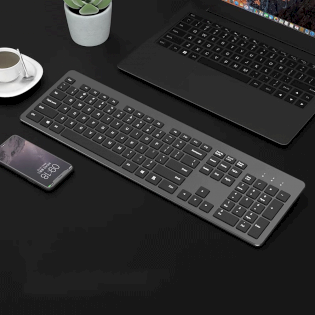 wired/wireless desktop computer keyboard