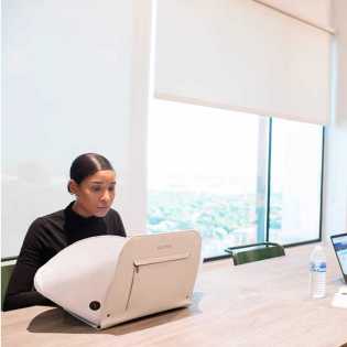 alcove personal outdoor office workstation