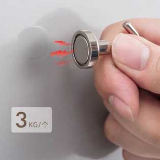 hole-free strong magnetic multipurpose hook